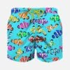MC2 Saint Barth Boy Swim Shorts With Multicolor Clownfish Print -The Bikini Collective swimshorts boy clownfish neon 2