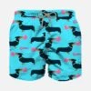 MC2 Saint Barth Boy Swim Shorts With Dachshund And Big Babol Print | BIG BABOL® SPECIAL EDITION -The Bikini Collective swimshorts boy dachshund big babol 1jpg