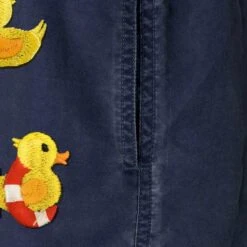 Boy Swim Shorts With Ducky Embroidery -The Bikini Collective swimshorts embroidered ducky 1 1