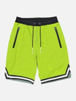 Fluo Yellow Swim Shorts Surf Style