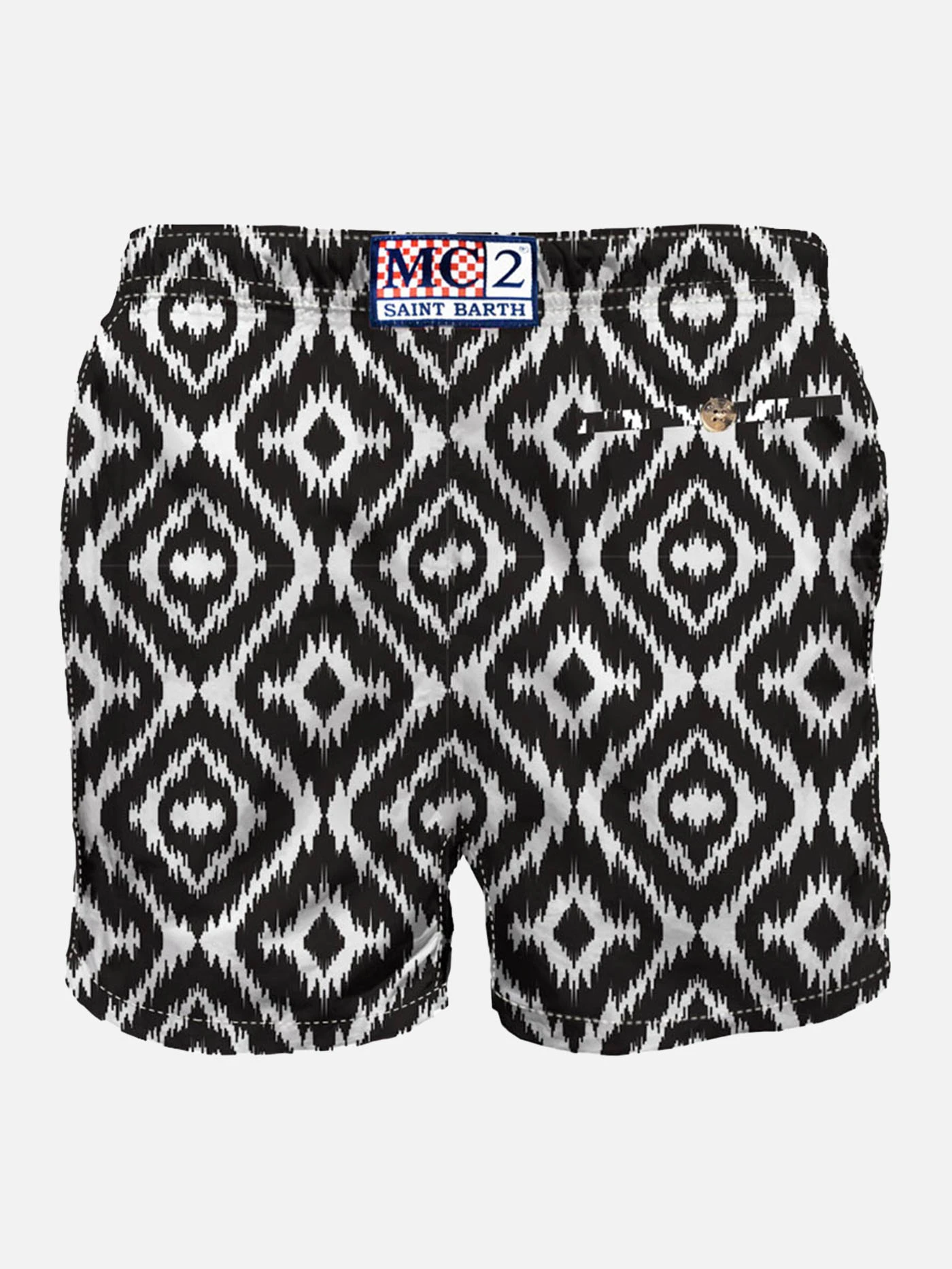 MC2 Saint Barth Man Swim Shorts With Ethnic Print 4 MC2 Saint Barth Man Swim Shorts With Ethnic Print - Image 2