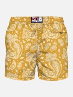 MC2 Saint Barth Man Light Fabric Swim Shorts With Paisley Print -The Bikini Collective swimshorts man macro 54