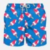 MC2 Saint Barth Man Swim Shorts With Fior Di Fragola Print| Algida® Special Edition
