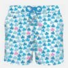 MC2 Saint Barth Man Light Fabric Swim Shorts With Octopus Print -The Bikini Collective swimshorts octopus man summer