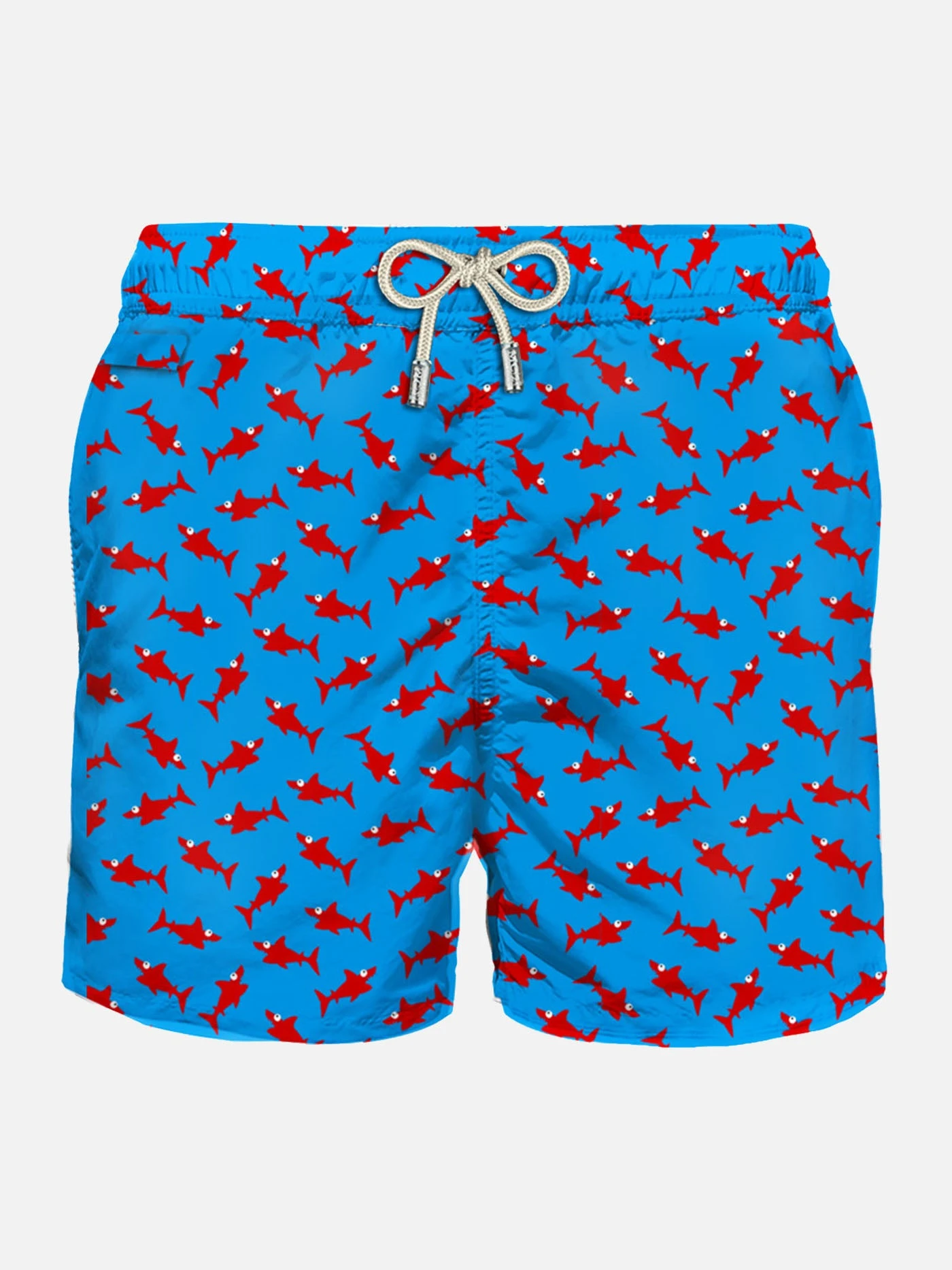 MC2 Saint Barth Man Light Fabric Swim Shorts With Shark Print 3 MC2 Saint Barth Man Light Fabric Swim Shorts With Shark Print