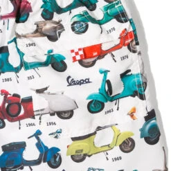 Man Classic Swim Shorts With Vespa® Print | VESPA® SPECIAL EDITION -The Bikini Collective vesap costume mare