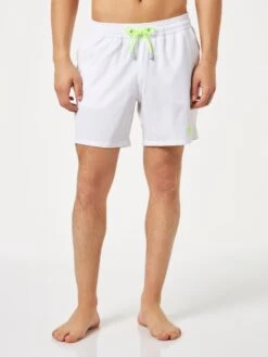 MC2 Saint Barth Man White Comfort Swim Shorts -The Bikini Collective white comfort swimshorts 1