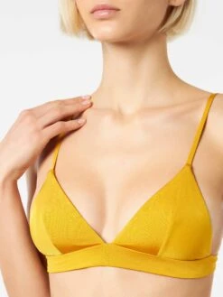 MC2 Saint Barth Woman Triangle Bikini With Cheeky Swim Briefs 8 MC2 Saint Barth Woman Triangle Bikini With Cheeky Swim Briefs -The Bikini Collective woman triangle bikini yellow 3